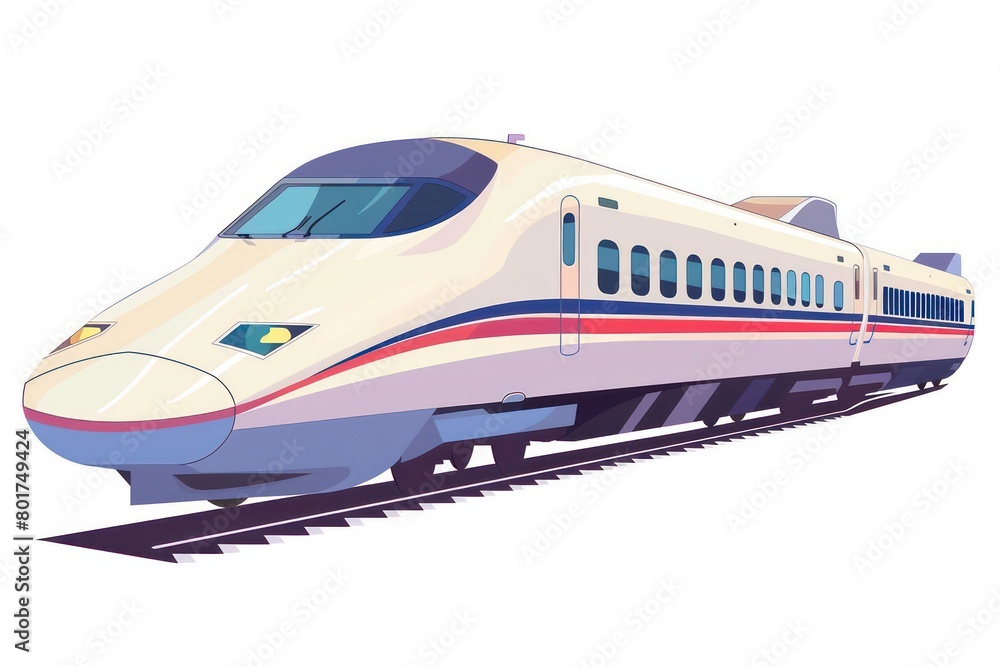 high speed trains design on white background high speed trains design on white background