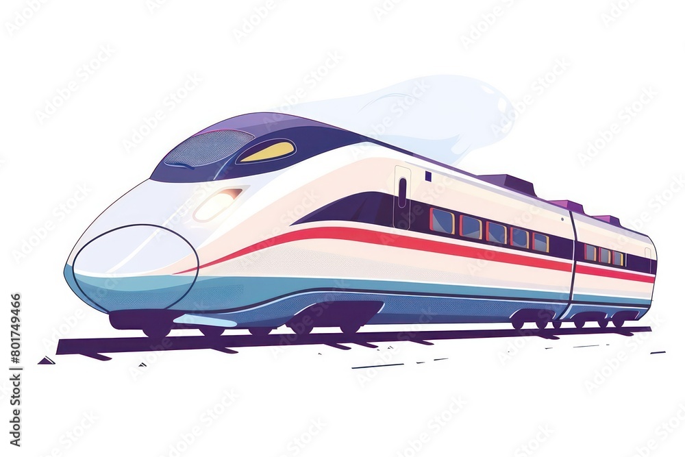 high speed trains design on white background high speed trains design on white background