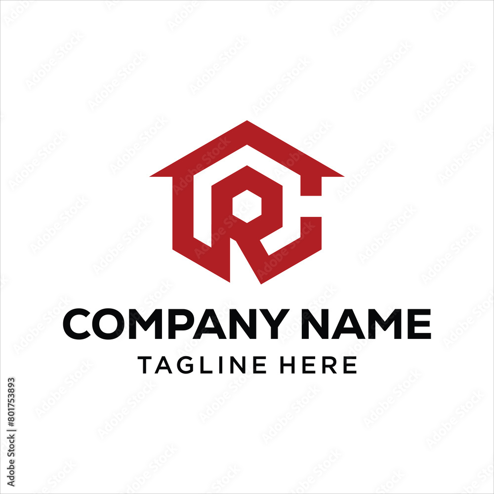 Creative RC initial hexagon icon logo, design inspiration, vector Creative RC initial hexagon icon logo, design inspiration, vector