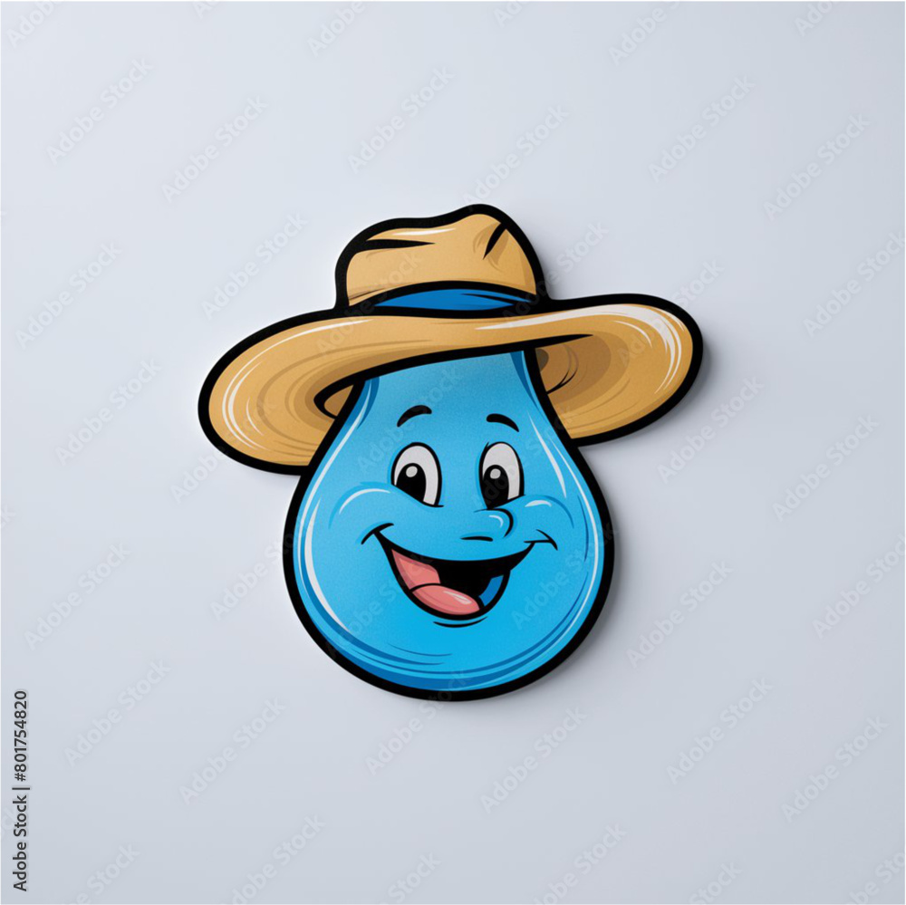 Fototapeta premium 3d render illustration of a cartoon wave