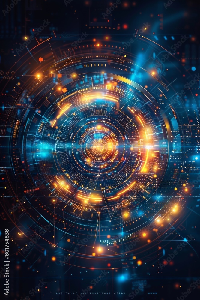 Digital design featuring a futuristic engineering motif. An abstract backdrop symbolizing innovation in communication technology. Digital design featuring a futuristic engineering motif. An abstract backdrop symbolizing innovation in communication technology.