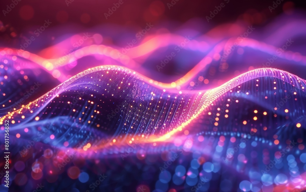 Glowing neon surf Glowing neon surf