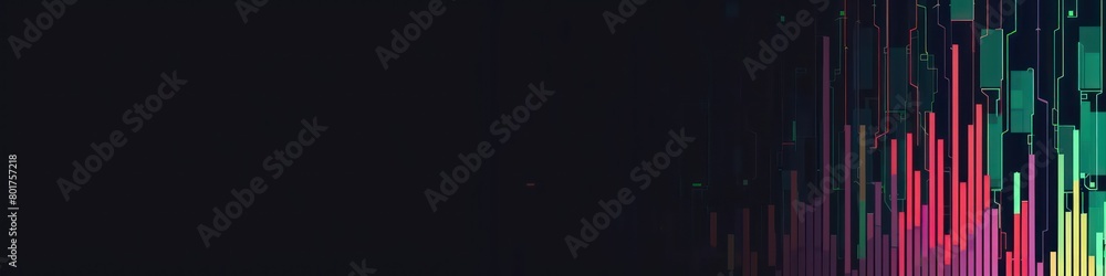 artificial intelligence, crypto currency and crypto chart on black background artificial intelligence, crypto currency and crypto chart on black background
