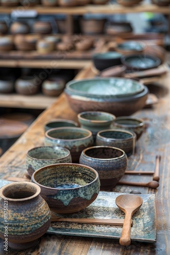 The idea of a ceramic pottery collection
