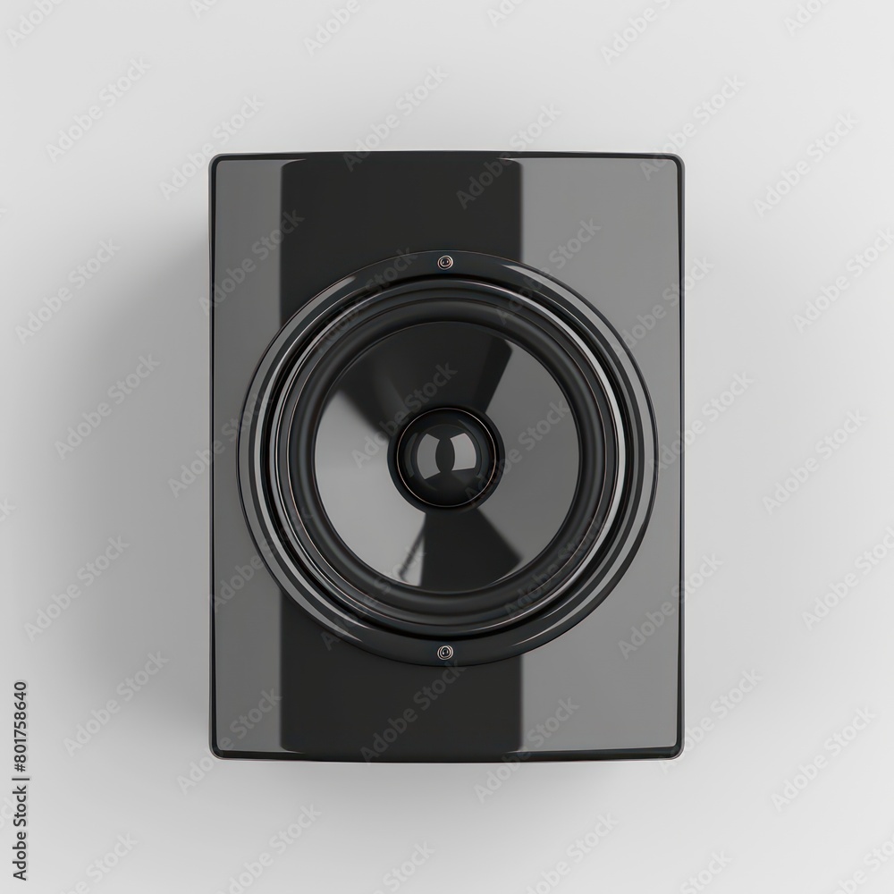 subwoofer speaker on white background subwoofer speaker on white background