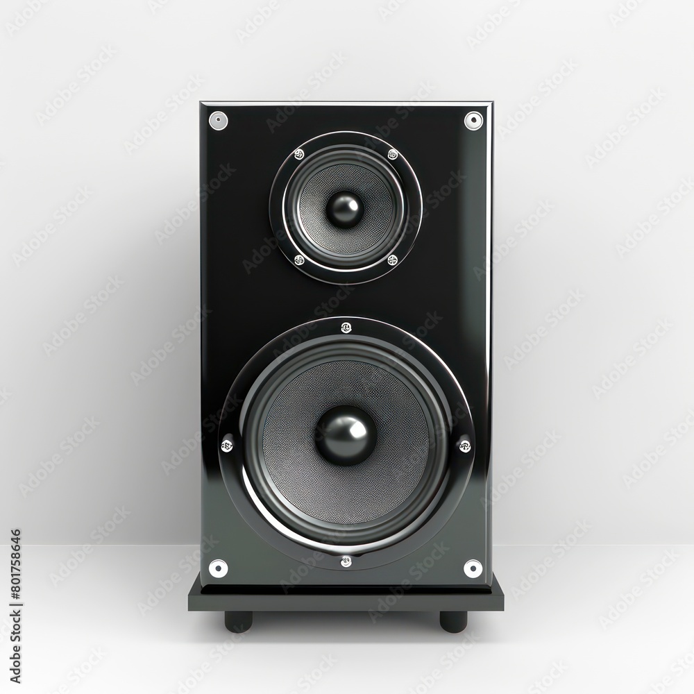 subwoofer speaker on white background subwoofer speaker on white background