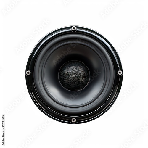 Wallpaper Mural subwoofer speaker on white background Torontodigital.ca