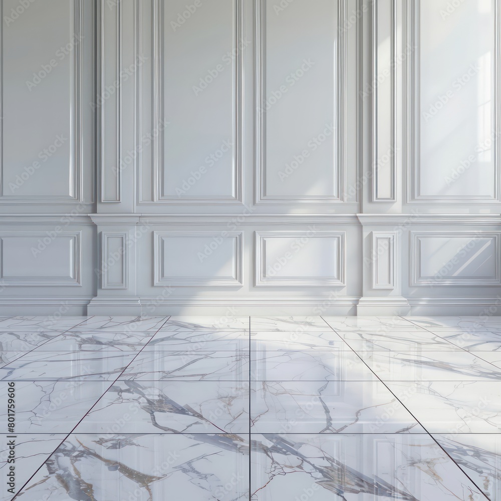 blank wall with beautiful marble floors blank wall with beautiful marble floors