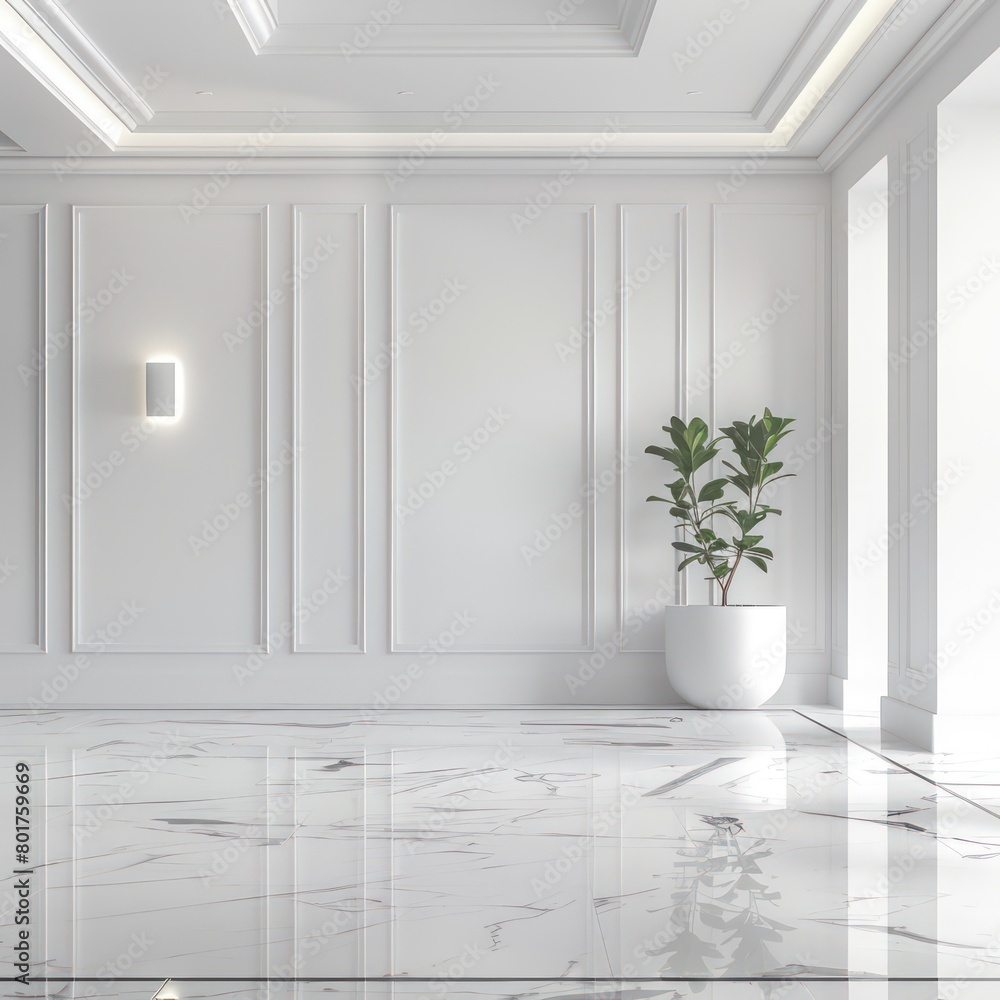 blank wall with beautiful marble floors blank wall with beautiful marble floors