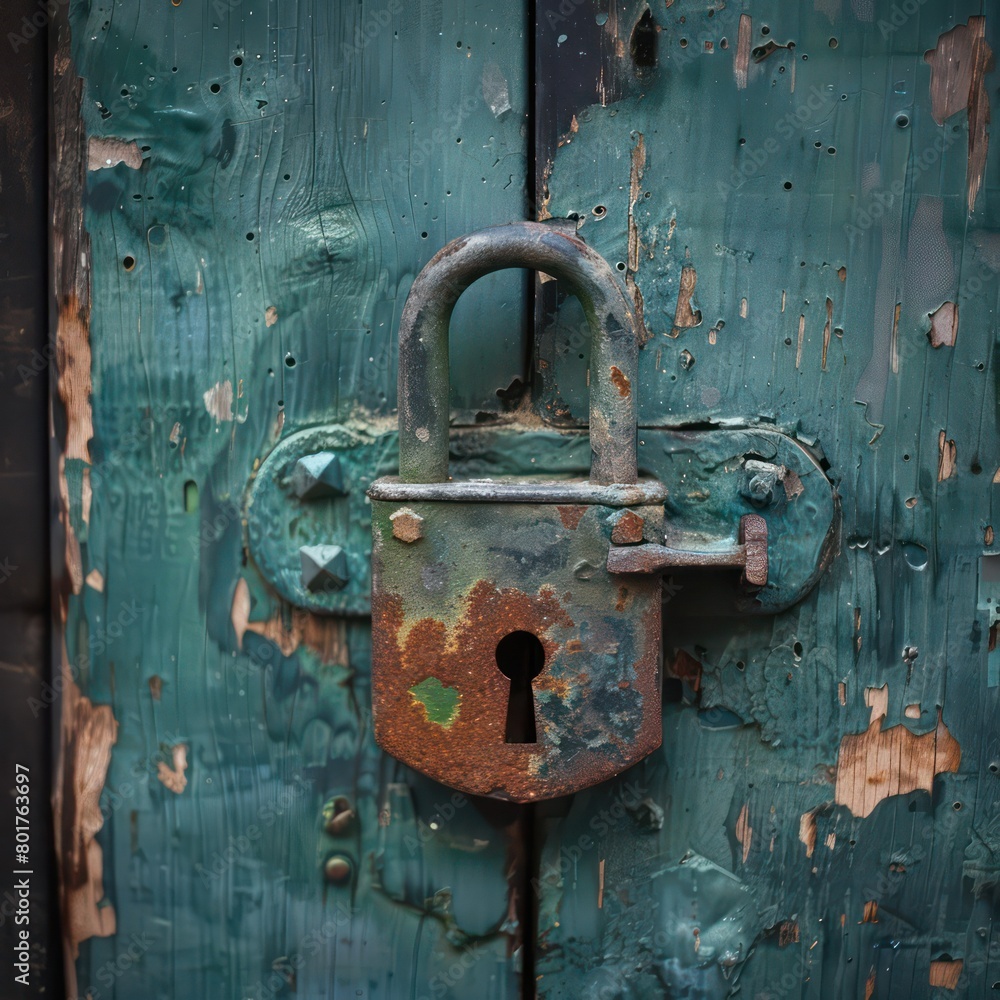 padlock door security, home security, home secure door