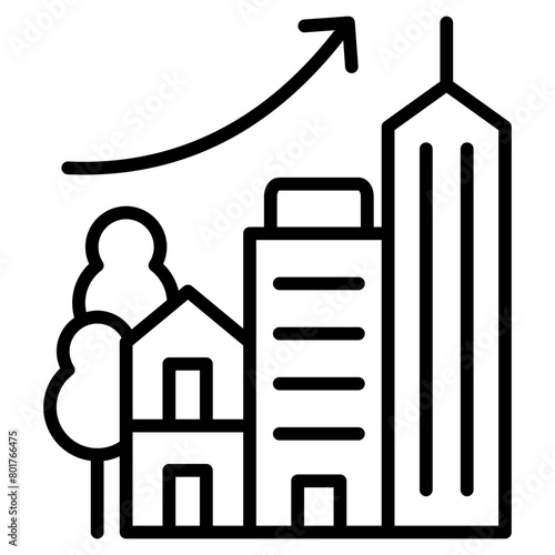 Urbanization icon