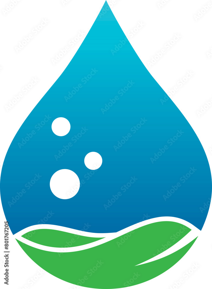 Beauty water logo icon template Beauty water logo icon template