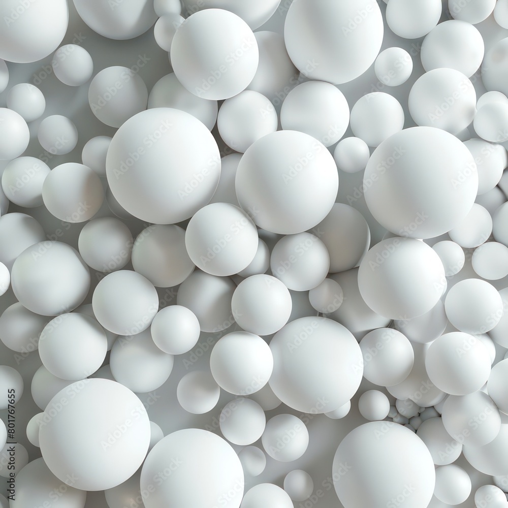 spheres piled together, covering the screen, white background spheres piled together, covering the screen, white background