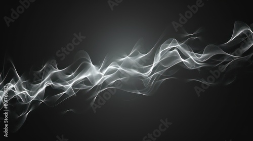 lightning, curve ray lights, black background photo