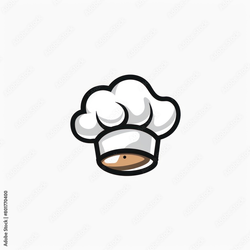 restaurant menu small chef cap emoji at white background restaurant menu small chef cap emoji at white background