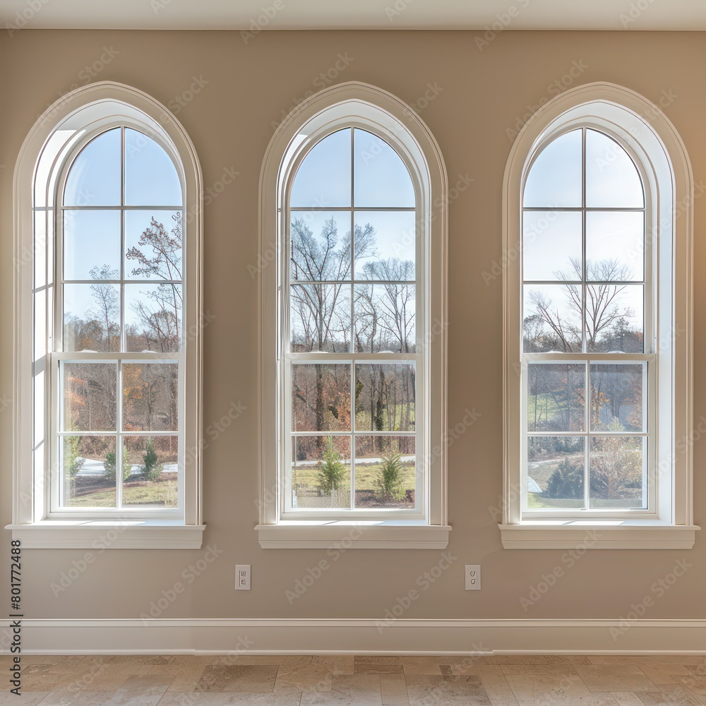 windows white arches beige color windows white arches beige color
