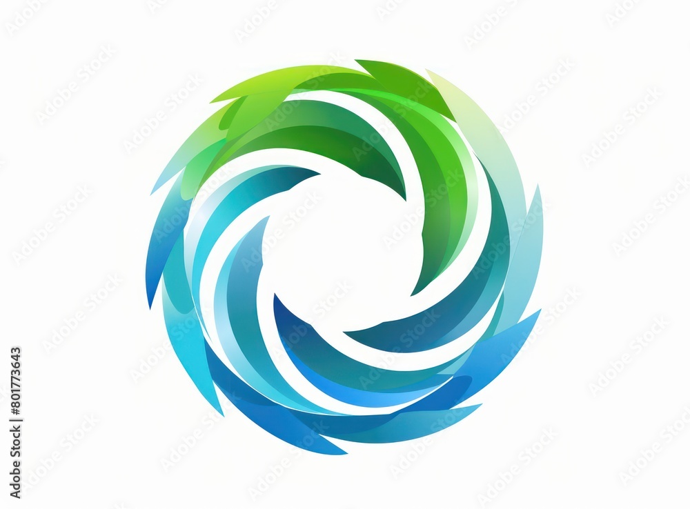 waste Recycling logo, white background waste Recycling logo, white background
