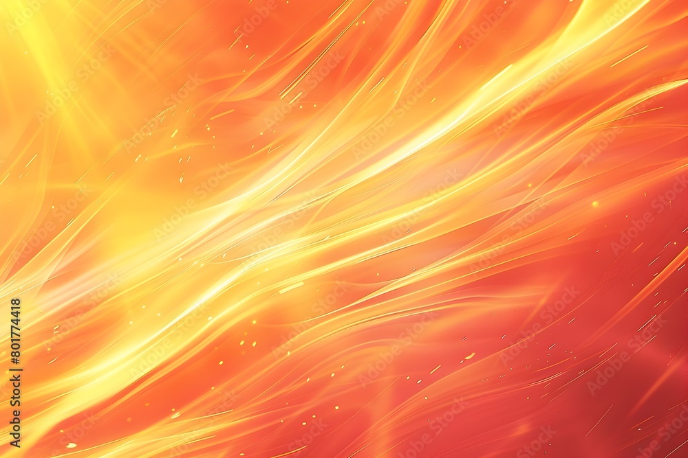 Obraz premium Vibrant Fiery Gradient with Dynamic Orange Yellow and Red Hues for Energetic Designs