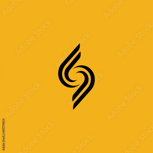 Creative letter S logo design