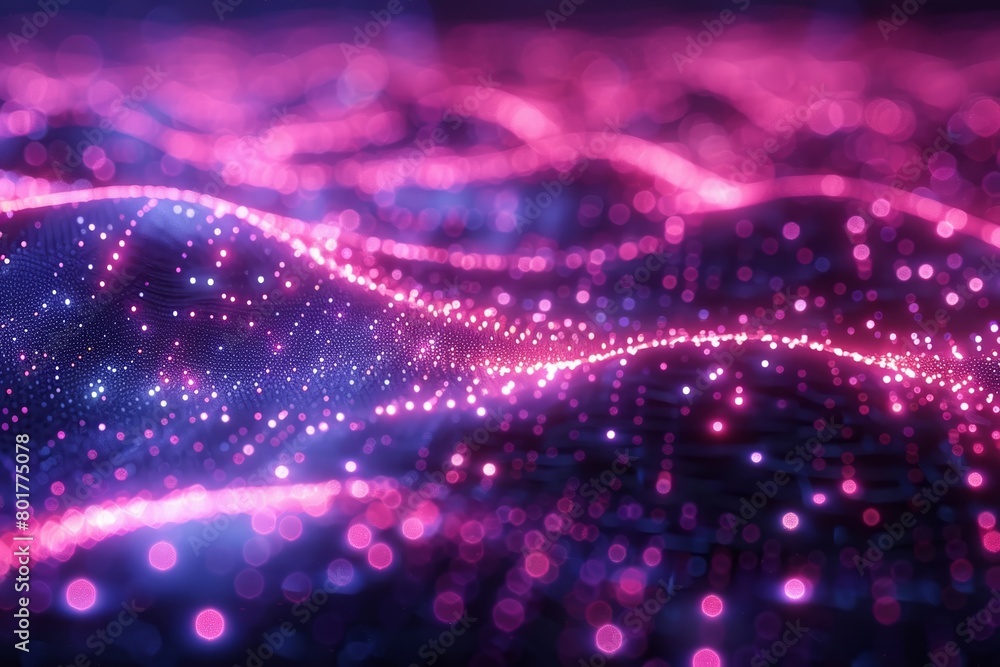 A dense network of three-dimensional points and lines, showcasing a data technology theme with a vibrant color palette of purple and cyan against a digital matrix-inspired backdrop. A dense network of three-dimensional points and lines, showcasing a data technology theme with a vibrant color palette of purple and cyan against a digital matrix-inspired backdrop.