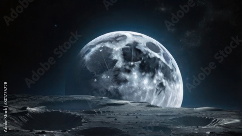 Moonlight on Earth conceptual image