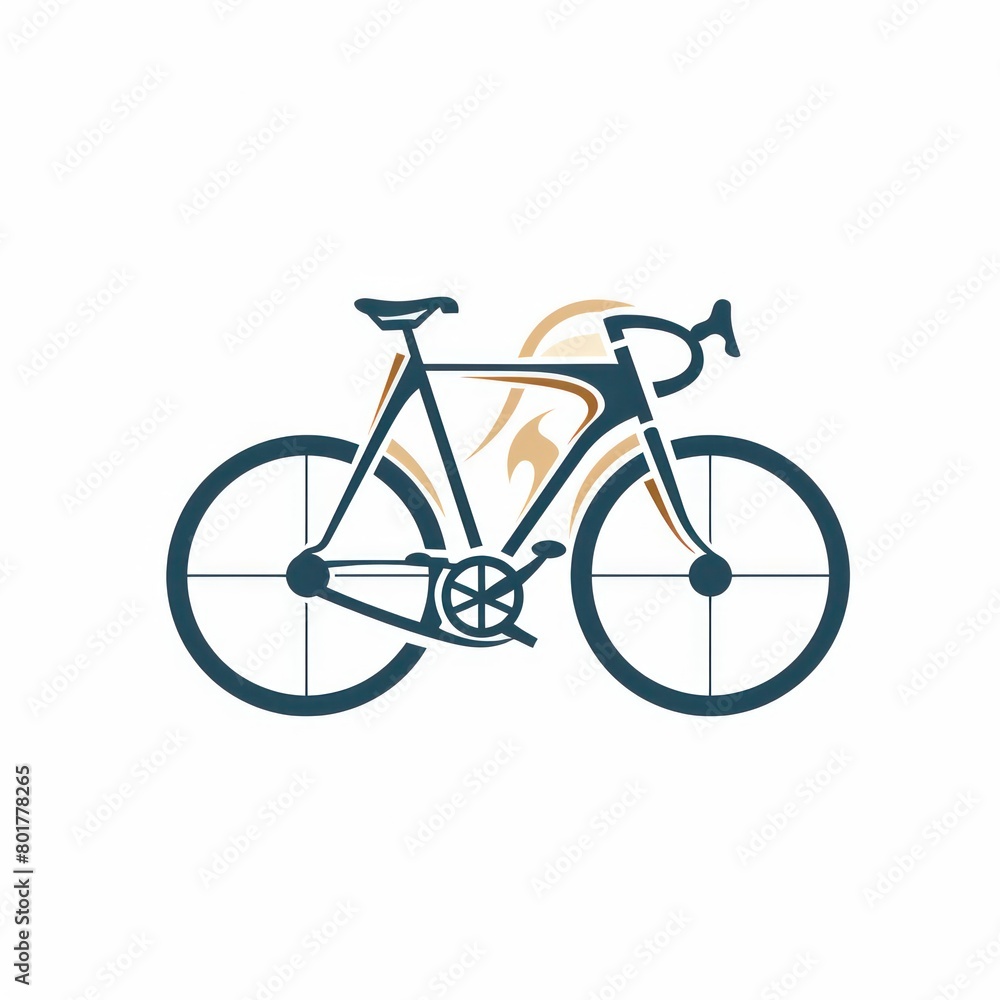 bicycle logo at white background bicycle logo at white background