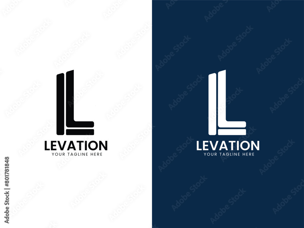 Obraz premium modern letter logo design