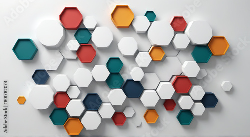 Geometric Oasis: Captivating Hexagonal Patterns
