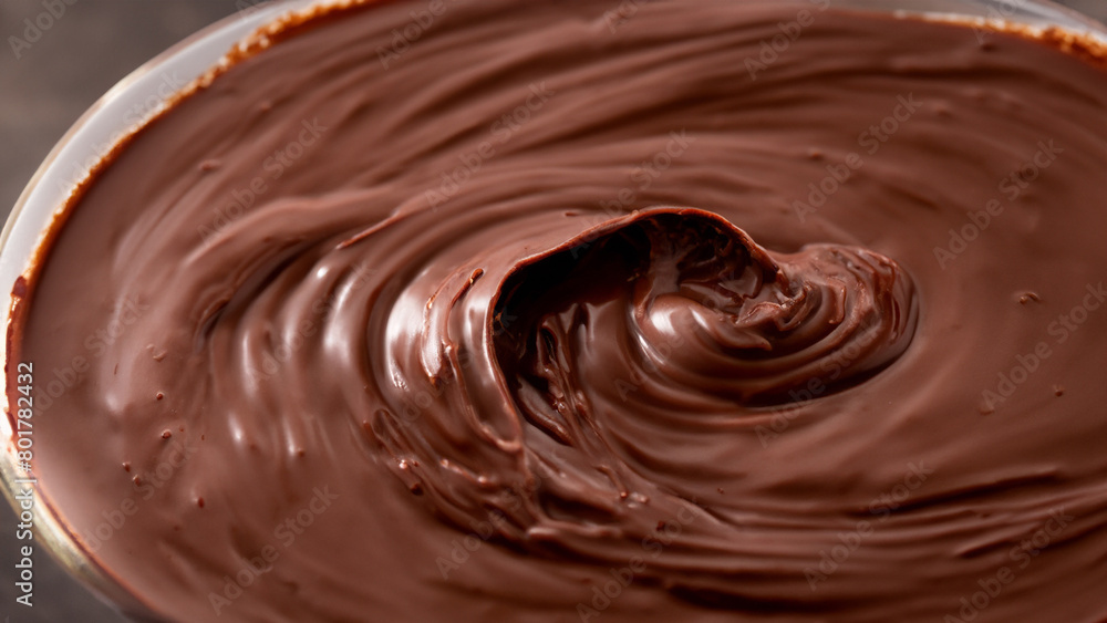 Velvety Dark Hot Chocolate Decadence. Generative Ai Velvety Dark Hot Chocolate Decadence. Generative Ai