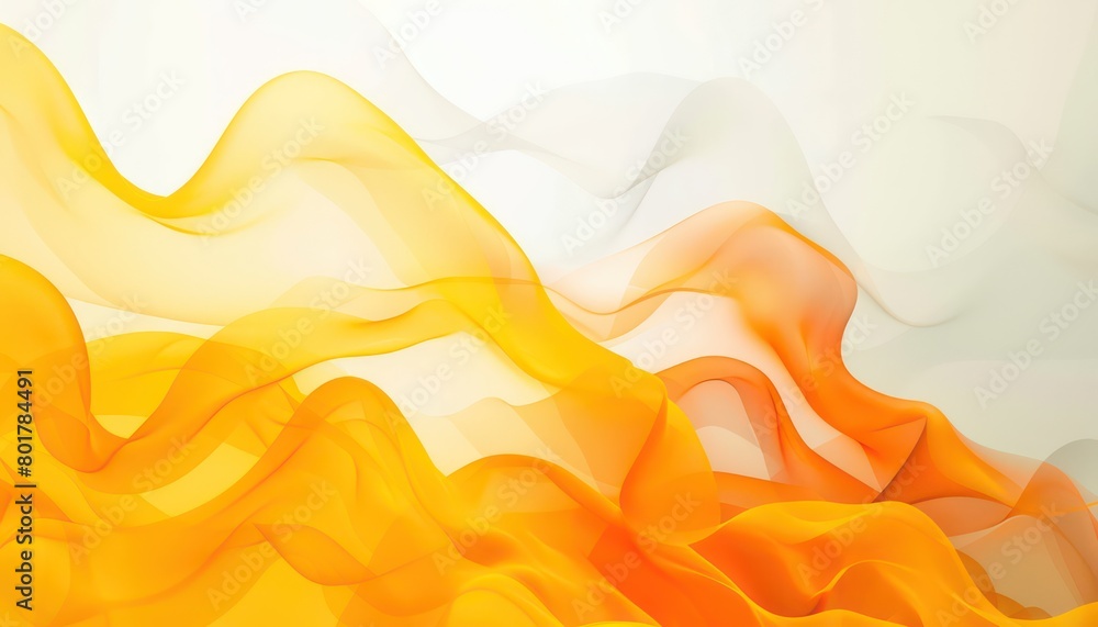 Fototapeta premium yellow and orange gradients on light grey background
