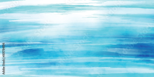 青　水彩　和柄　背景	