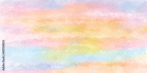 カラフル　水彩　和柄　背景	