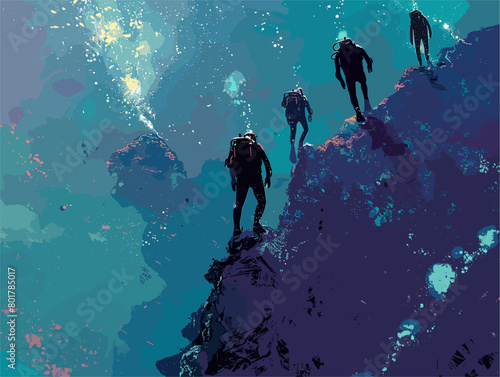 Deep-Sea Bioluminescence: Divers Illuminate the Abyss Explores the Enchanting World Beneath the Waves