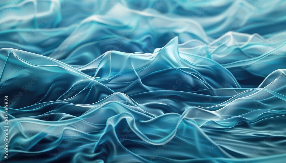 Obraz premium abstract blue background with waves