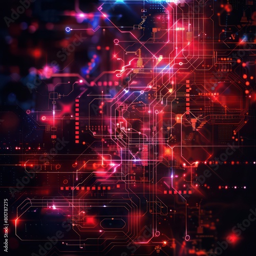 abstract technological background