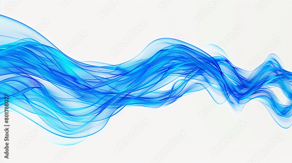 A neon blue wave, electric and eye-catching, flowing dynamically across a white background, depicted in an ultra high-definition format. A neon blue wave, electric and eye-catching, flowing dynamically across a white background, depicted in an ultra high-definition format.