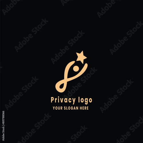 Simple Security logo vector illustration