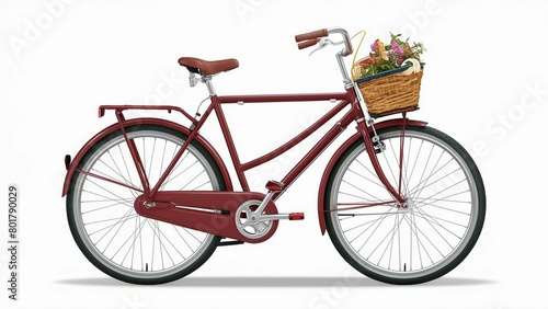 Bicycle PNG with White Background - Free High-Quality Vector Illustration