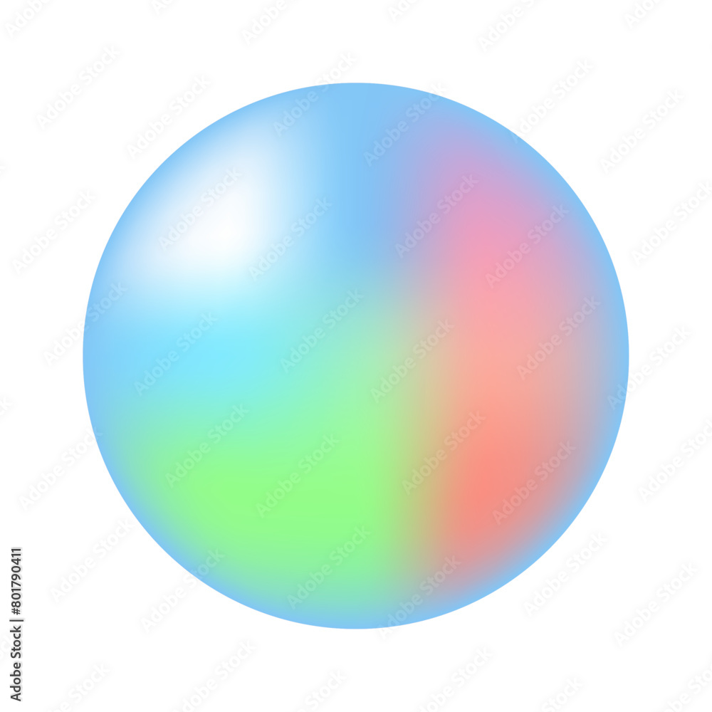 gradient circles for cover design abstract geometric on a white
