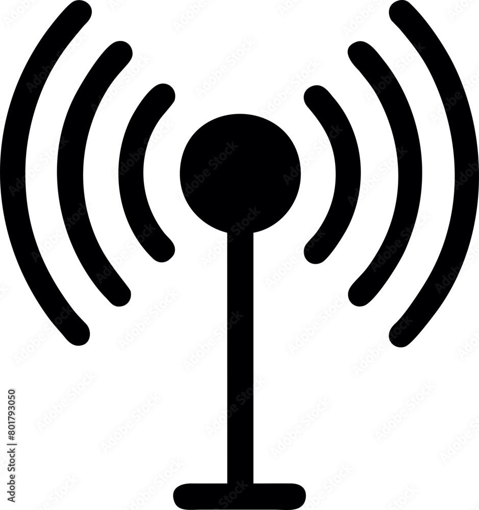 Wifi, wireless, internet signal icon logo template Wifi, wireless, internet signal icon logo template