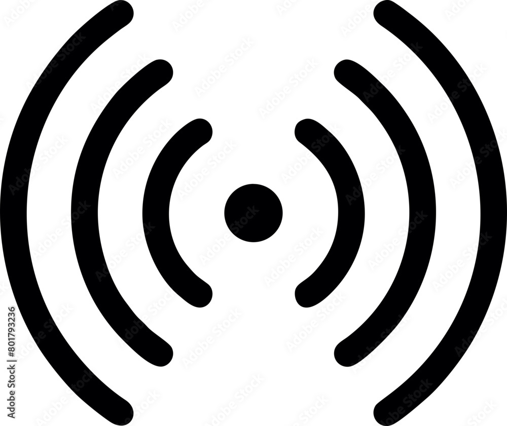 Wifi, wireless, internet signal icon logo template Wifi, wireless, internet signal icon logo template