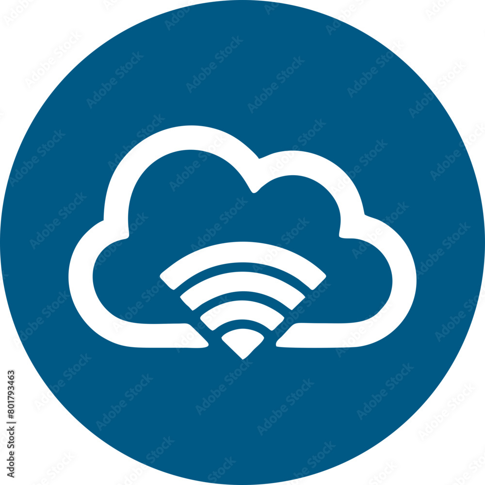 Wifi, wireless, internet signal icon logo template Wifi, wireless, internet signal icon logo template
