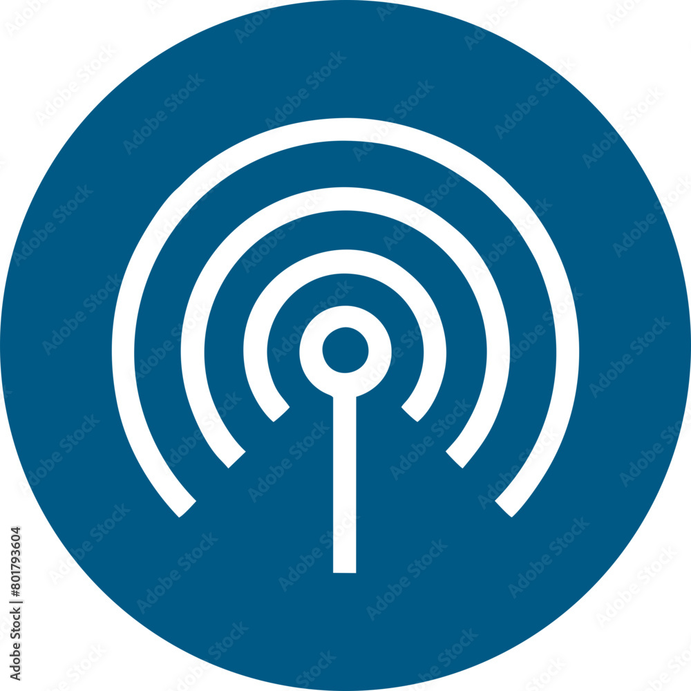 Wifi, wireless, internet signal icon logo template Wifi, wireless, internet signal icon logo template