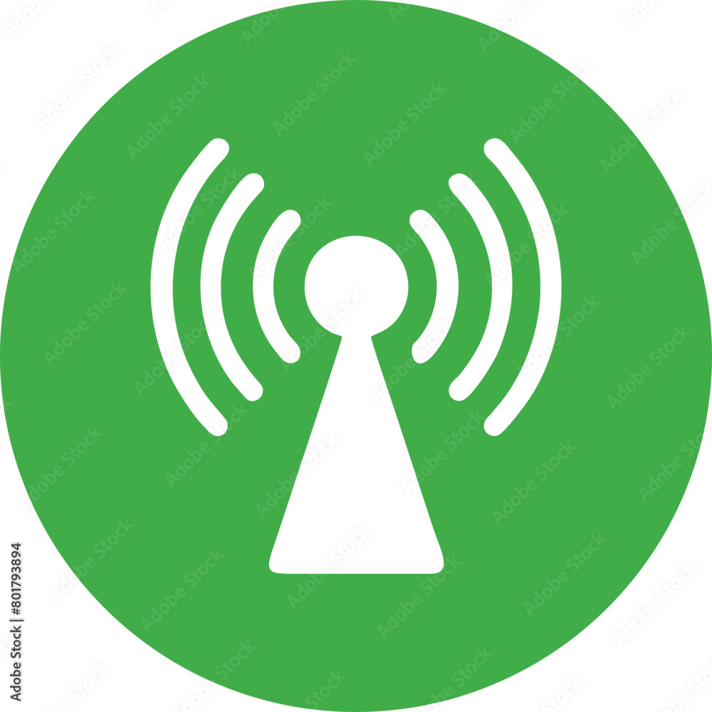 Wifi, wireless, internet signal icon logo template Wifi, wireless, internet signal icon logo template