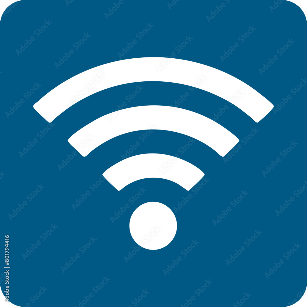 Wifi, wireless, internet signal icon logo template Wifi, wireless, internet signal icon logo template