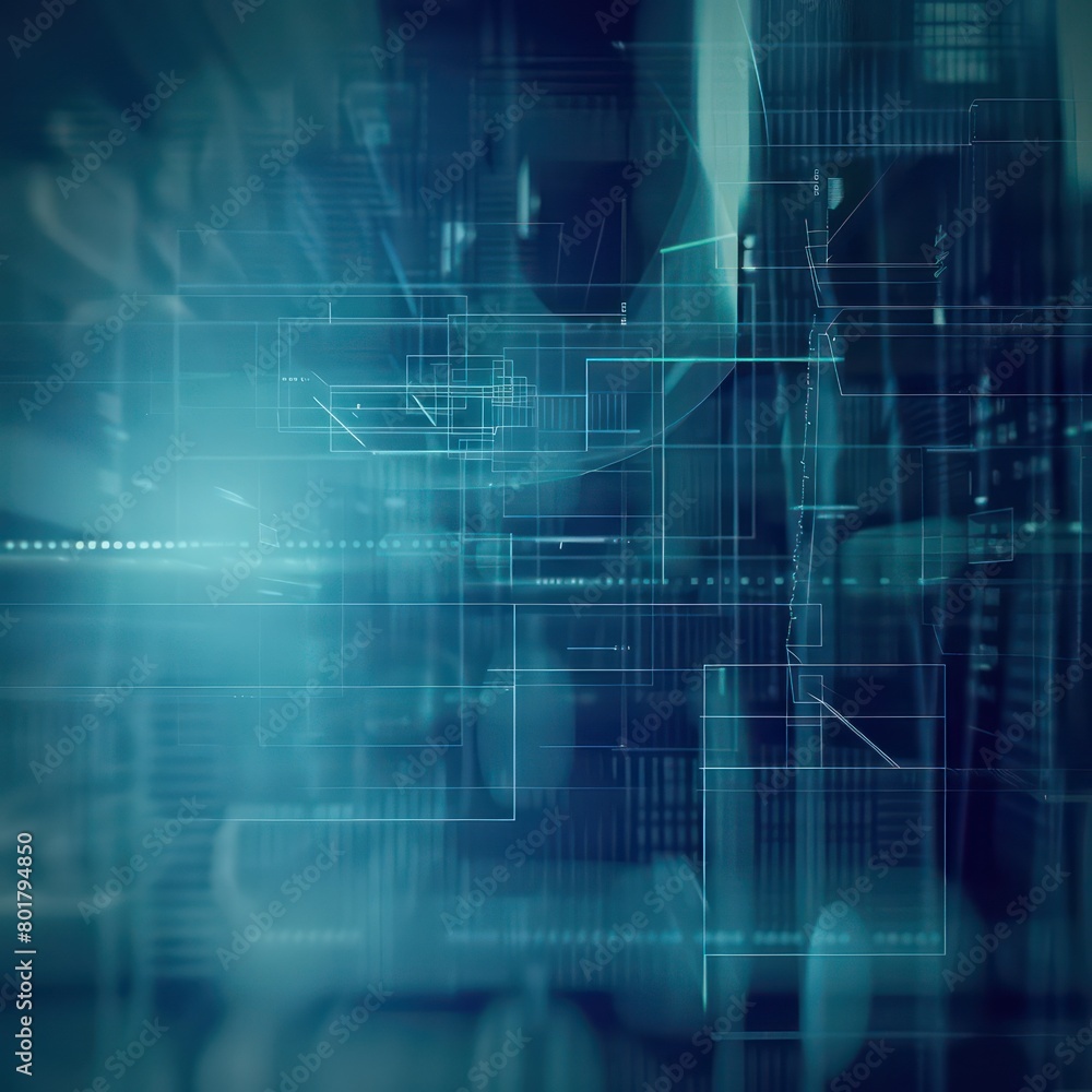 medical blurred futuristic background, blue medical blurred futuristic background, blue