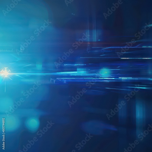 medical blurred futuristic background, blue