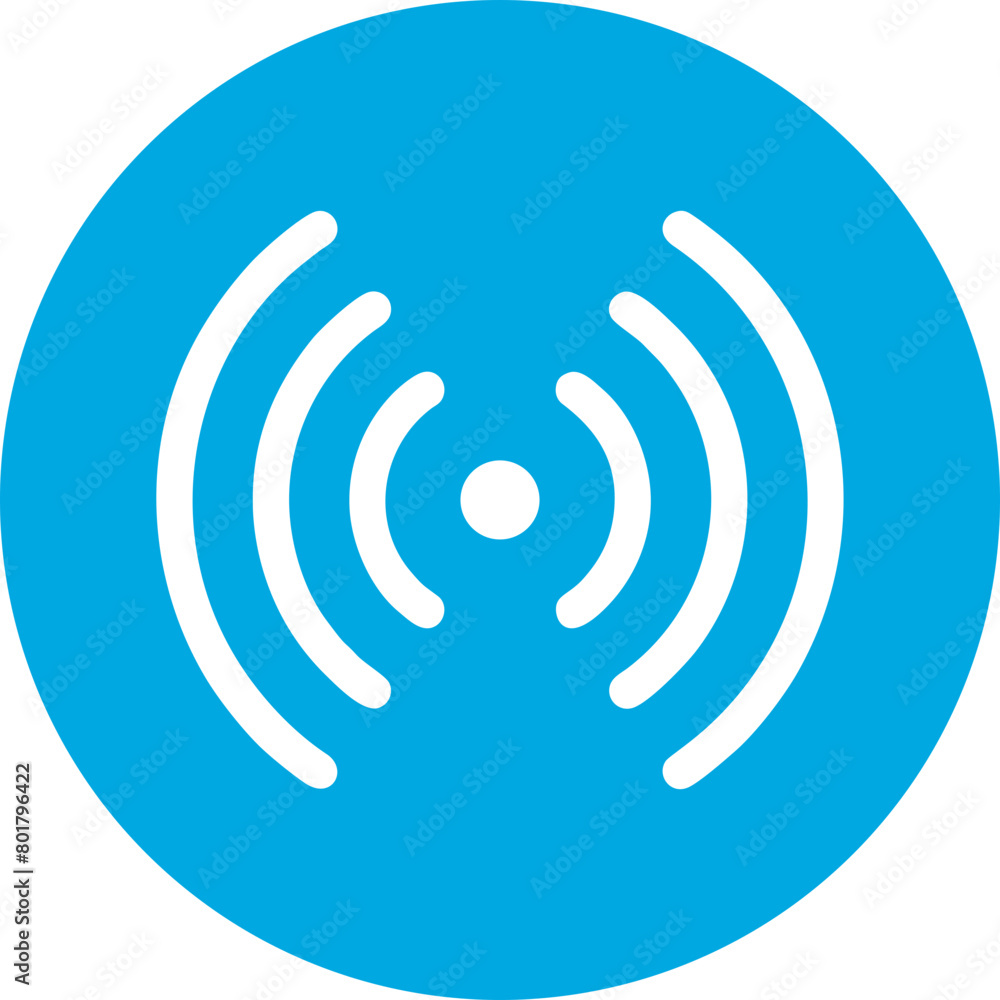 Wifi, wireless, internet signal icon logo template Wifi, wireless, internet signal icon logo template