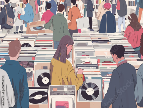Flea Market Rhapsody: Music Lovers' Treasure Trove of Vintage Vinyl
