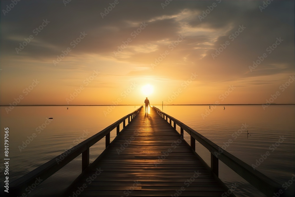 pier, lone, figure, standing, unusual, long, water, solitude, silhouette, serene, isolated, calm, tranquil, horizon, mysterious, ocean pier, lone, figure, standing, unusual, long, water, solitude, silhouette, serene, isolated, calm, tranquil, horizon, mysterious, ocean